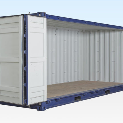 Contenedor 20 pies acceso lateral abierto
