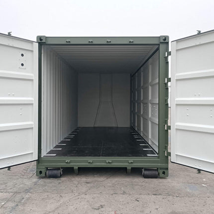 Contenedor de 20 pies con acceso lateral completo