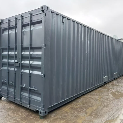 Contenedor de envío de 40 pies x 8 pies con puertas enrollables dobles