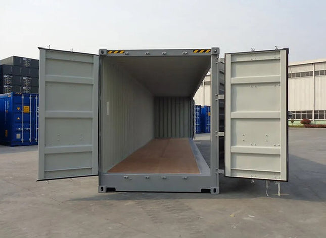 Contenedor High Cube 40 ft con Puerta Lateral – 76 m³, Acceso Total y Acero CORTEN