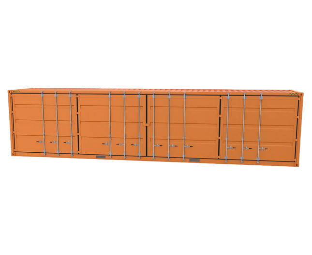 Container con abertura lateral 40pies HC Open Side con 2 puertas