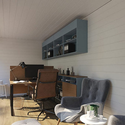Oficina Contenedor Prefabricada 13,2 m² – Diseño Sostenible, Aislada y Llave en Mano